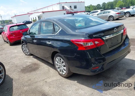 2016 Nissan Sentra S/Sv/Sr/Sl z USA, uszkodzony, nr VIN 3N1AB7AP0GL652877